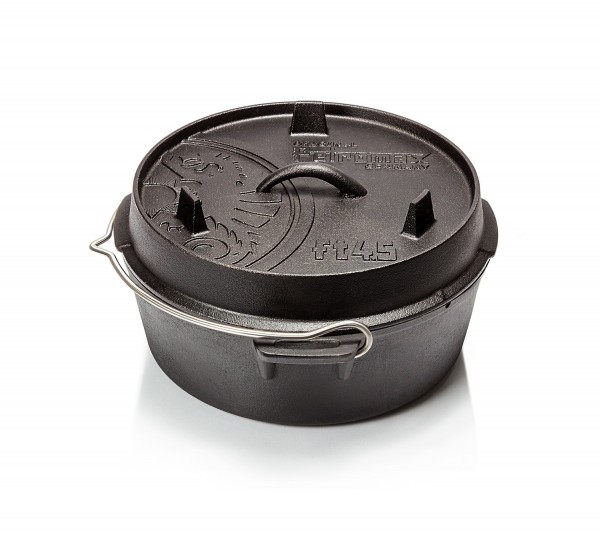 Petromax Feuertopf Dutch Oven ft4.5-t mit planem Boden - 3,5L - 2-5 Personen