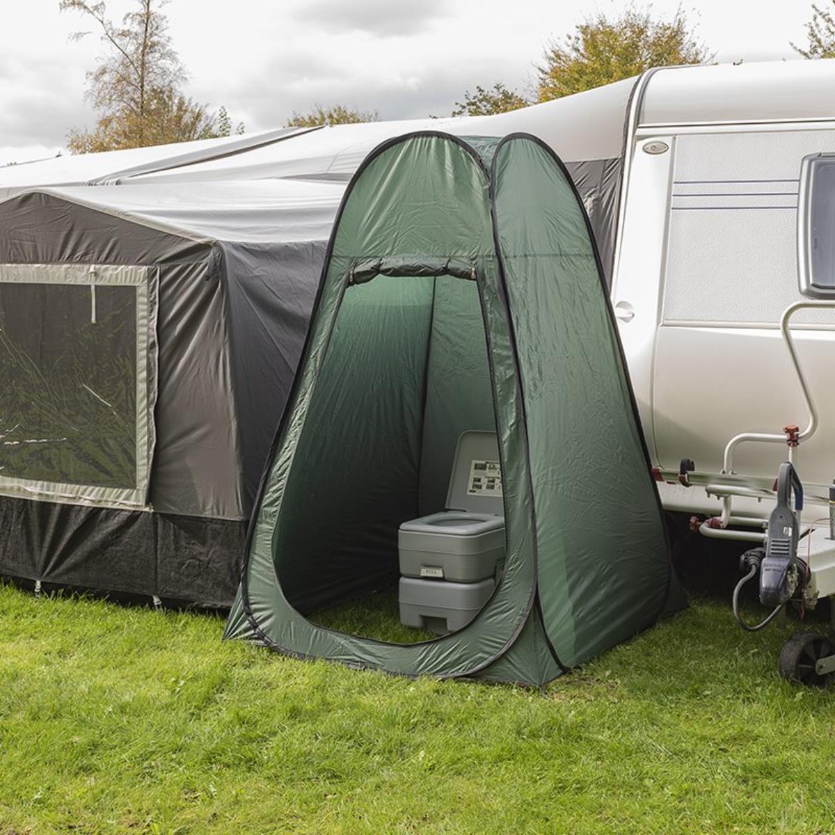 Privatsphäre Dusche WC Zelt Camping Pop-Up-Zelt Camouflage Zelt ändern A7B5